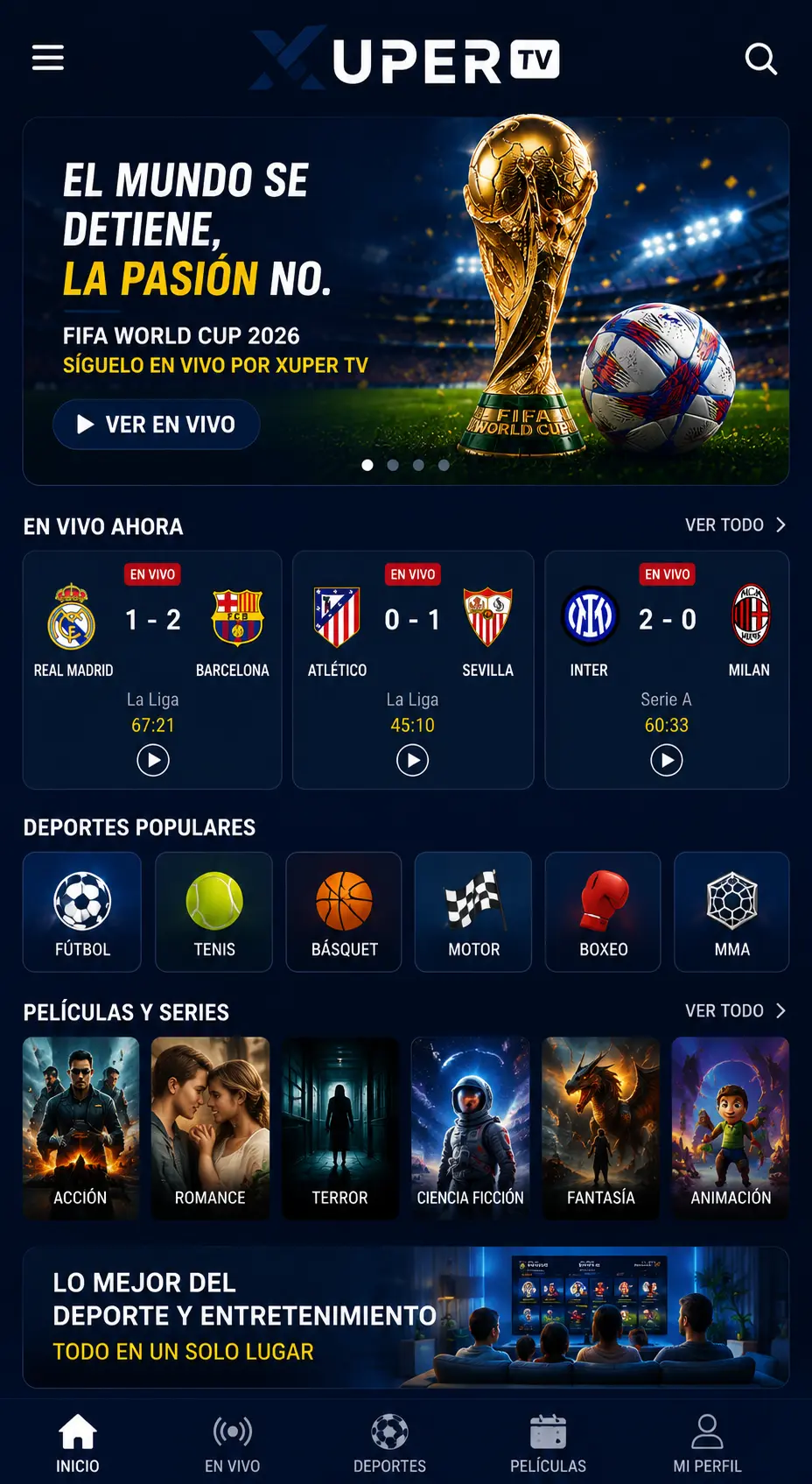 Xuper TV APK: Ver Mundial FIFA 2026 En Vivo y Gratis ⚽ 4 Xuper TV APK